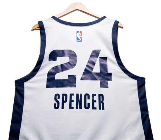 Cam Spencer Memphis Grizzlies 2024 Summer League Game Worn